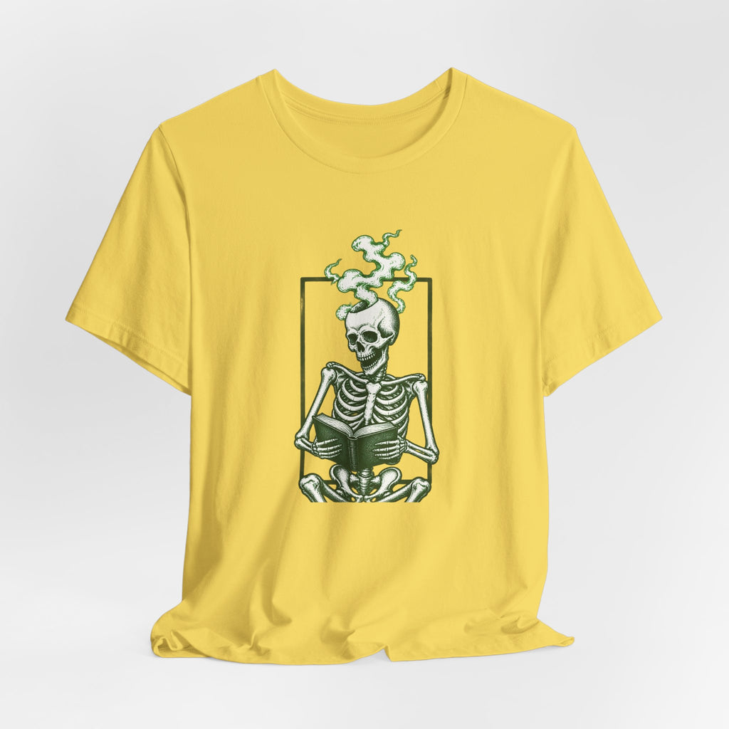 Reading Skeleton - Spooky Season T-Shirt