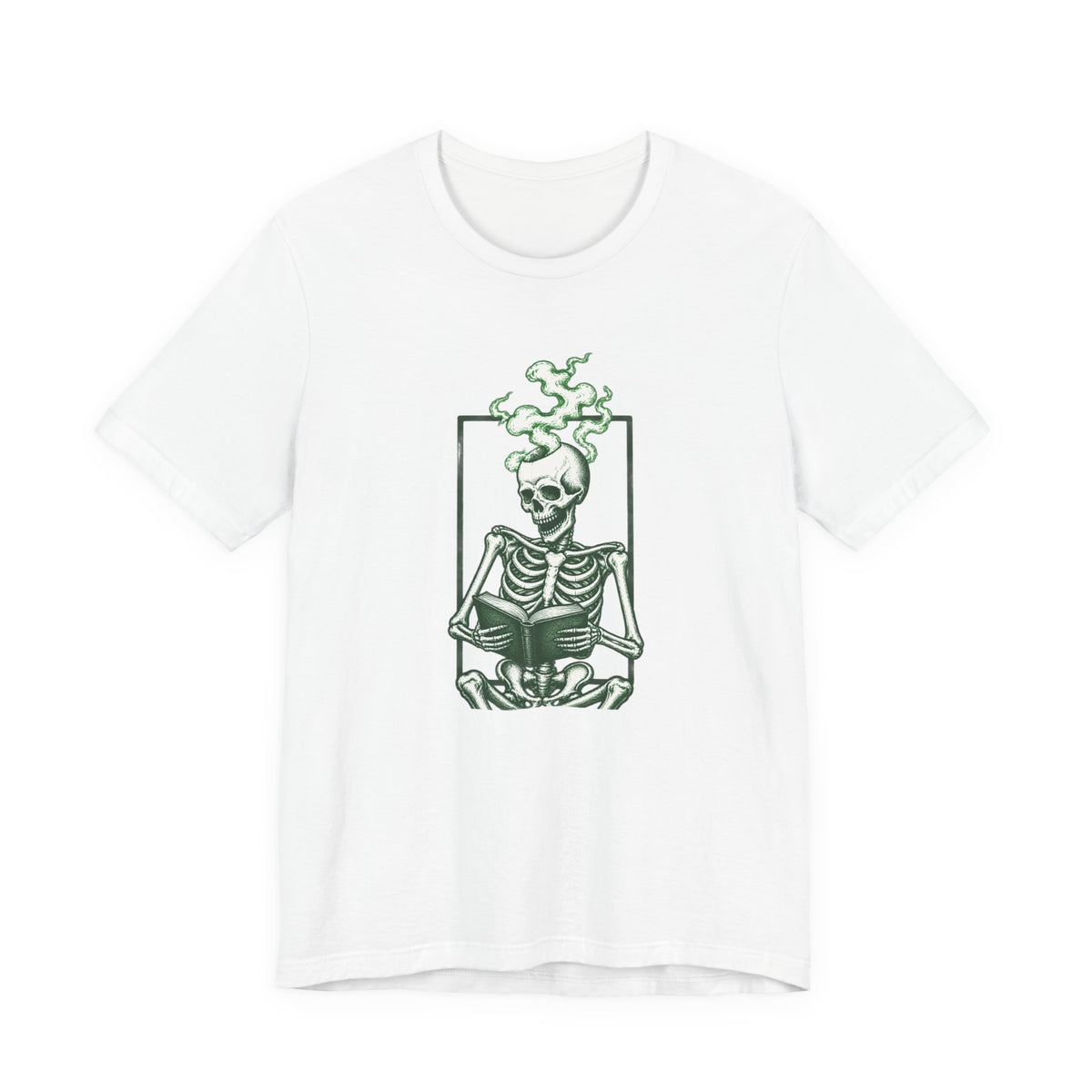 Reading Skeleton - Spooky Season T-Shirt