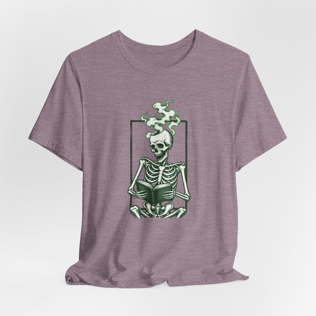 Reading Skeleton - Spooky Season T-Shirt