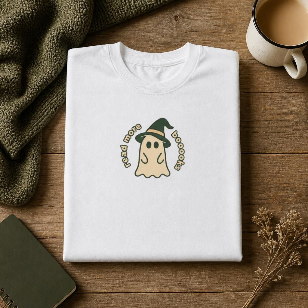 Read More Books Ghost - Halloween T-Shirt