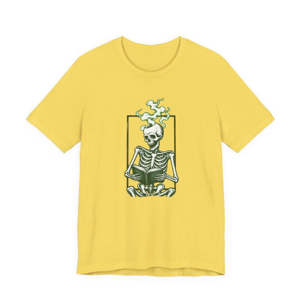 Reading Skeleton - Spooky Season T-Shirt